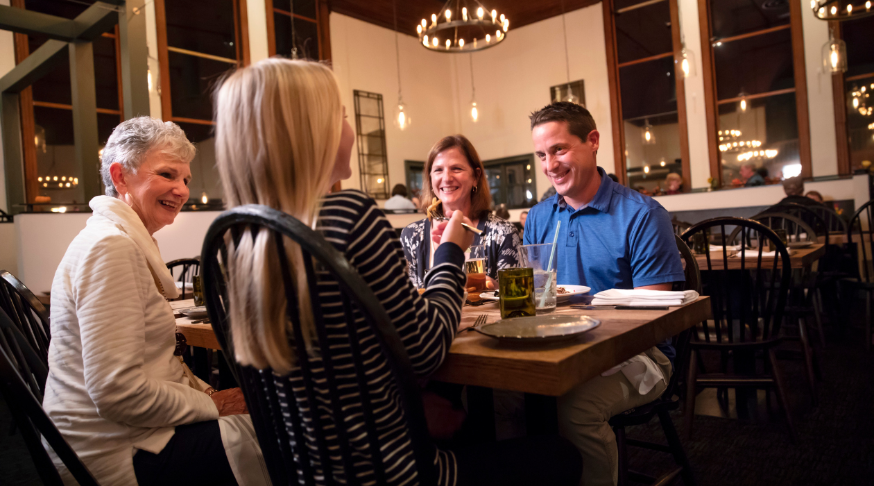 Family eating at Terrapin