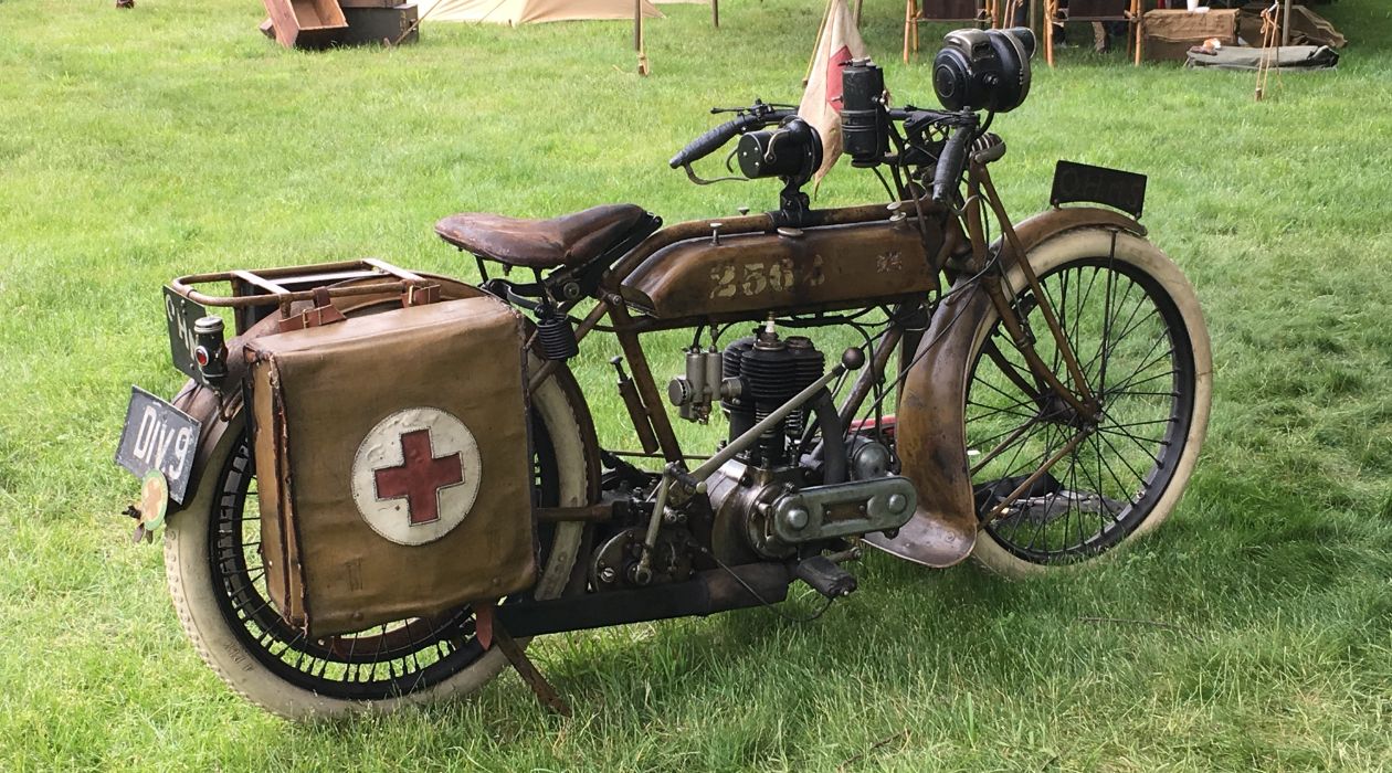World War II-era military equipment similar to the equipment which will be on display on the Great Lawn in front of the Franklin D. Roosevelt Presidential Library and Museum in Hyde Park