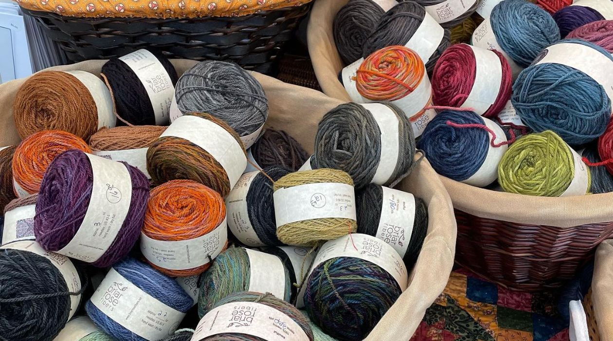 Bundles of wool