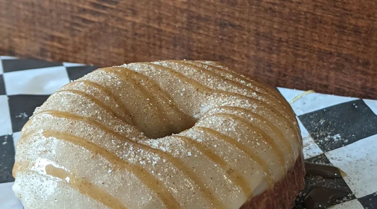 Glazed over donut