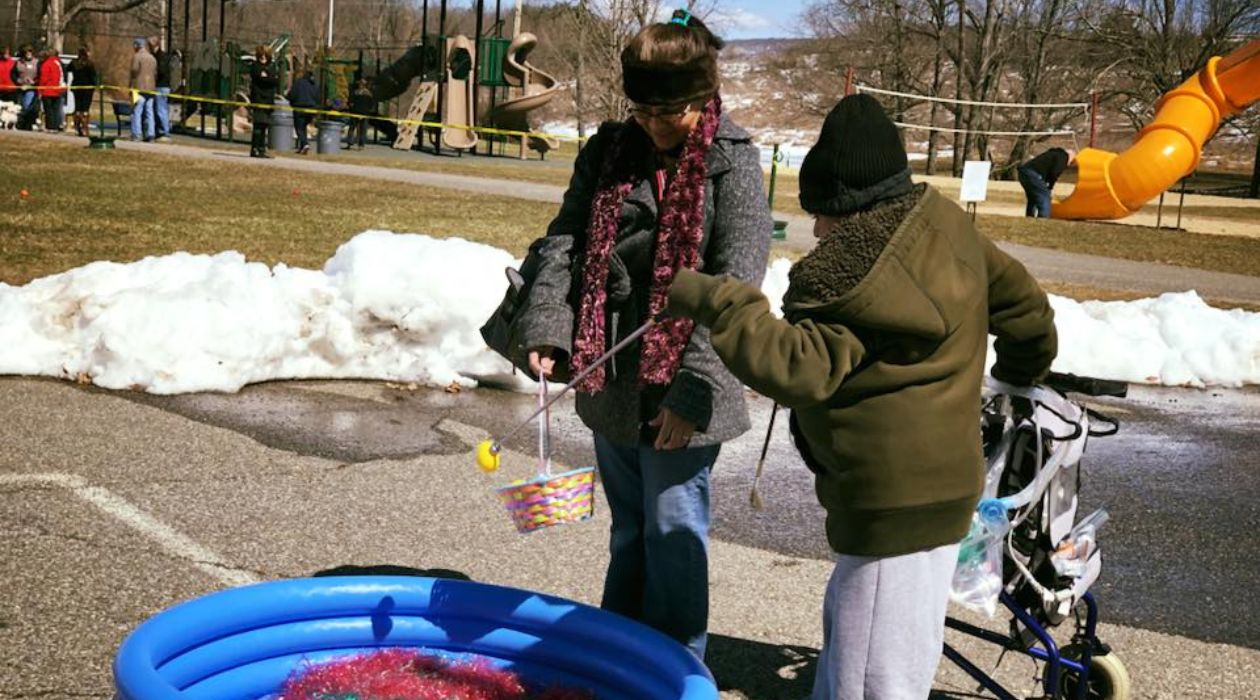 Easter Egg Hunt at Tymor Park, Union Vale