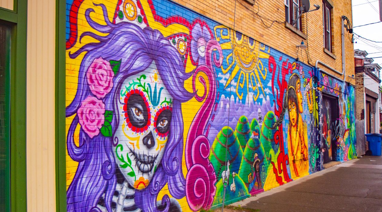 Mural by Lady Pink in Poughkeepsie