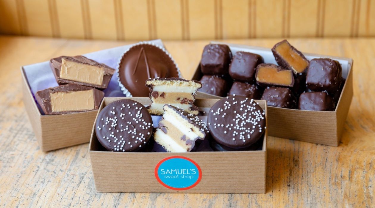 Chocolate sampler box