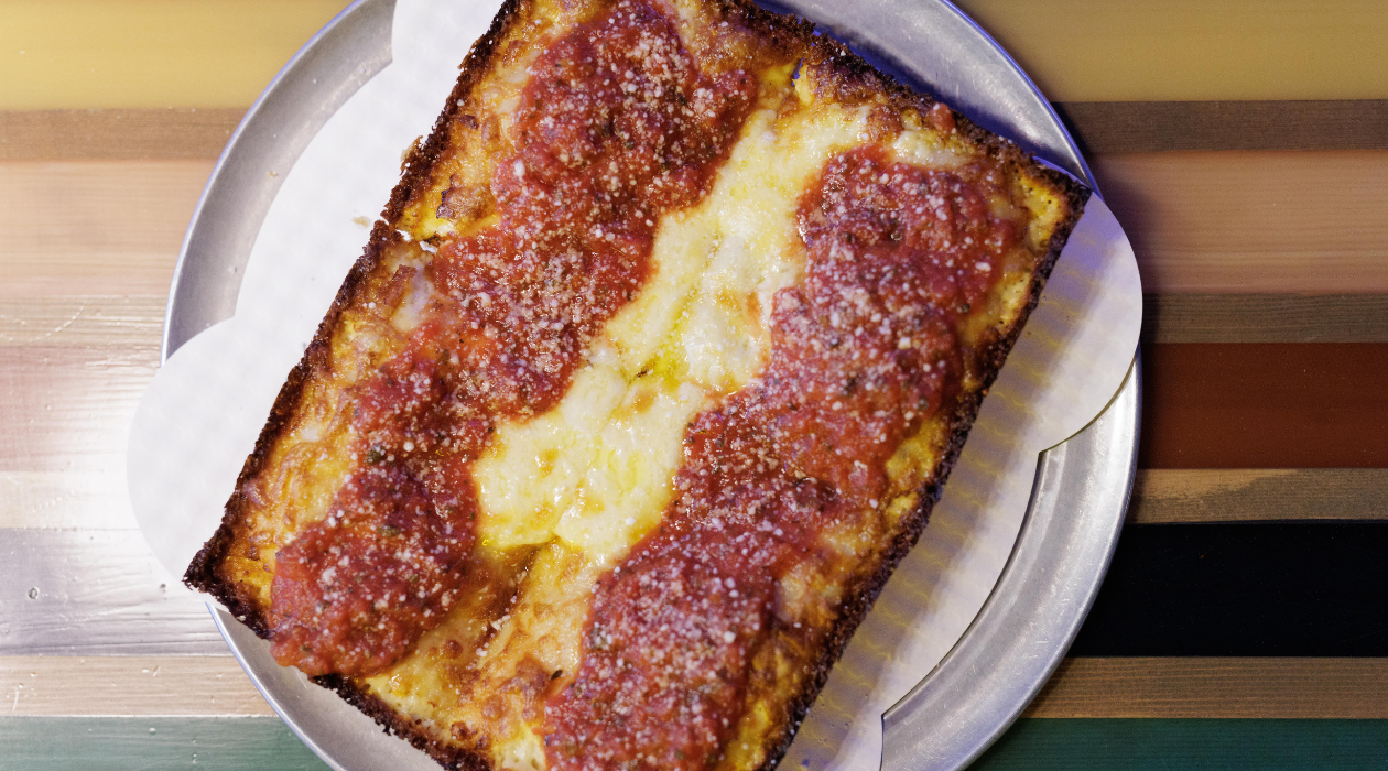 Hudson and Packard Detroit Pizza