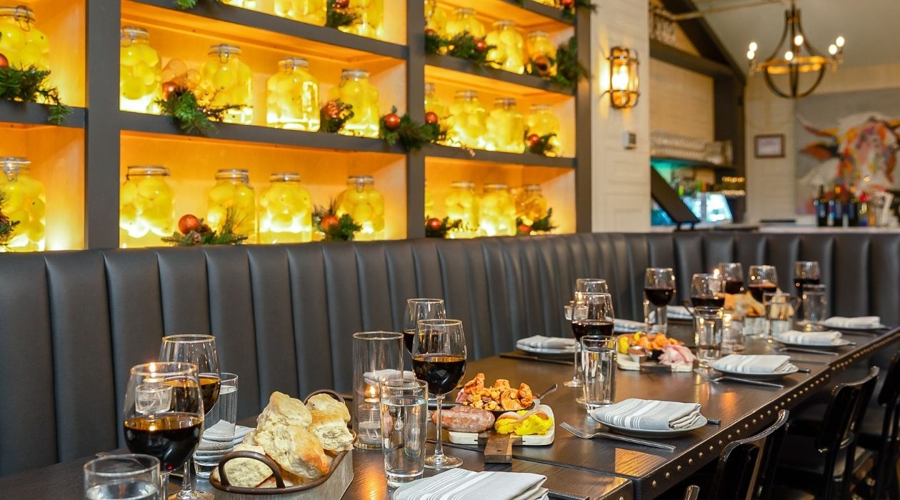 Heritage Food and Drink dining setup